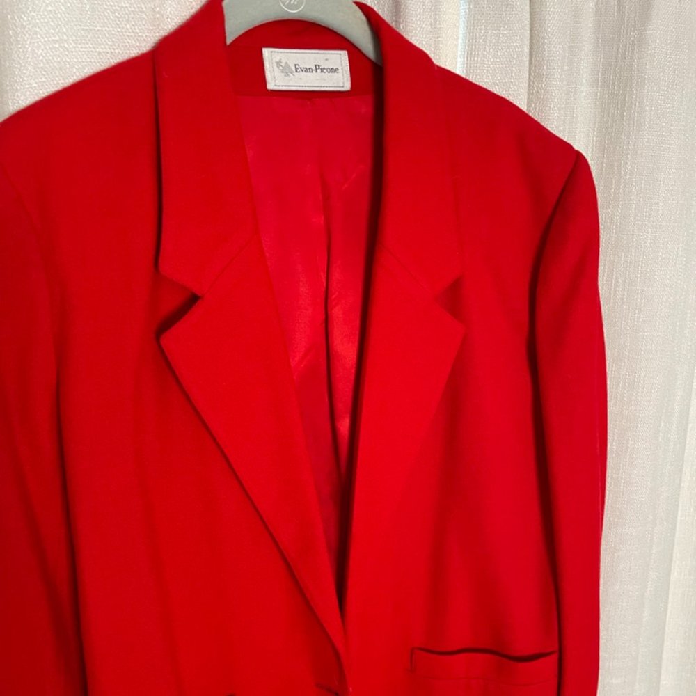 Evan Piccone late 1970's Red Blazer